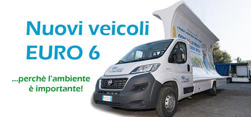 Vele pubblicitarie a Firenze sui nuovi veicoli Euro 6 Vele pubblicitarie sui nuovi veicoli Euro 6